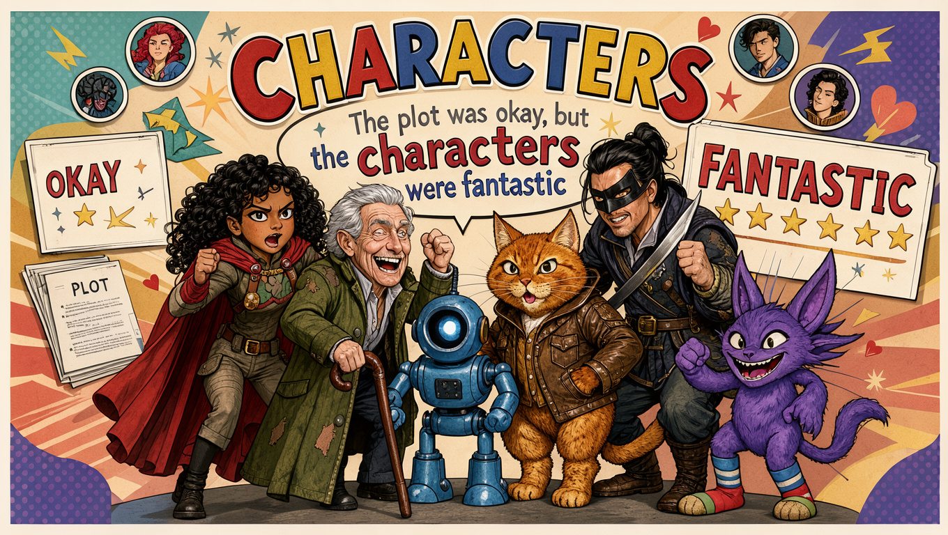 Visual impression of characters