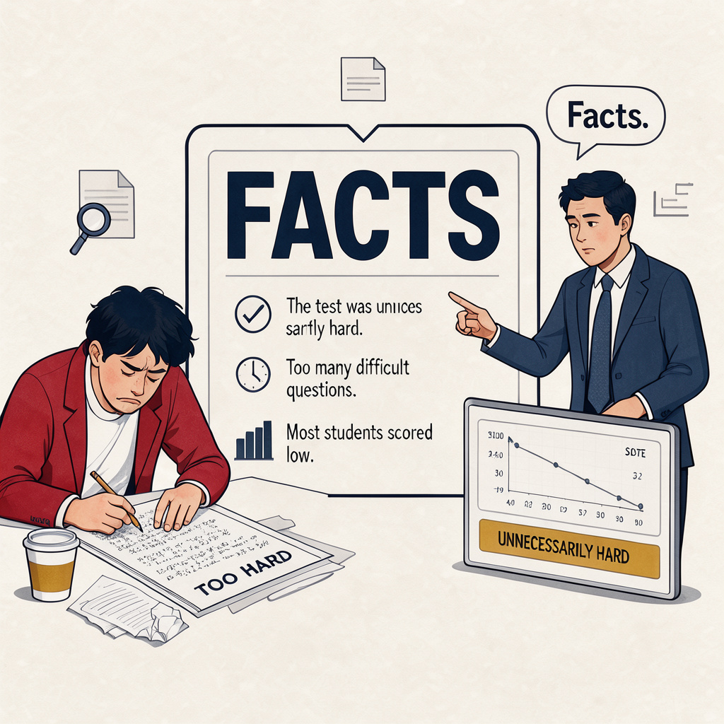 Visual impression of facts