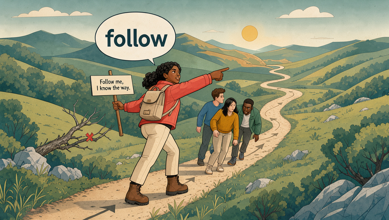 Visual impression of follow