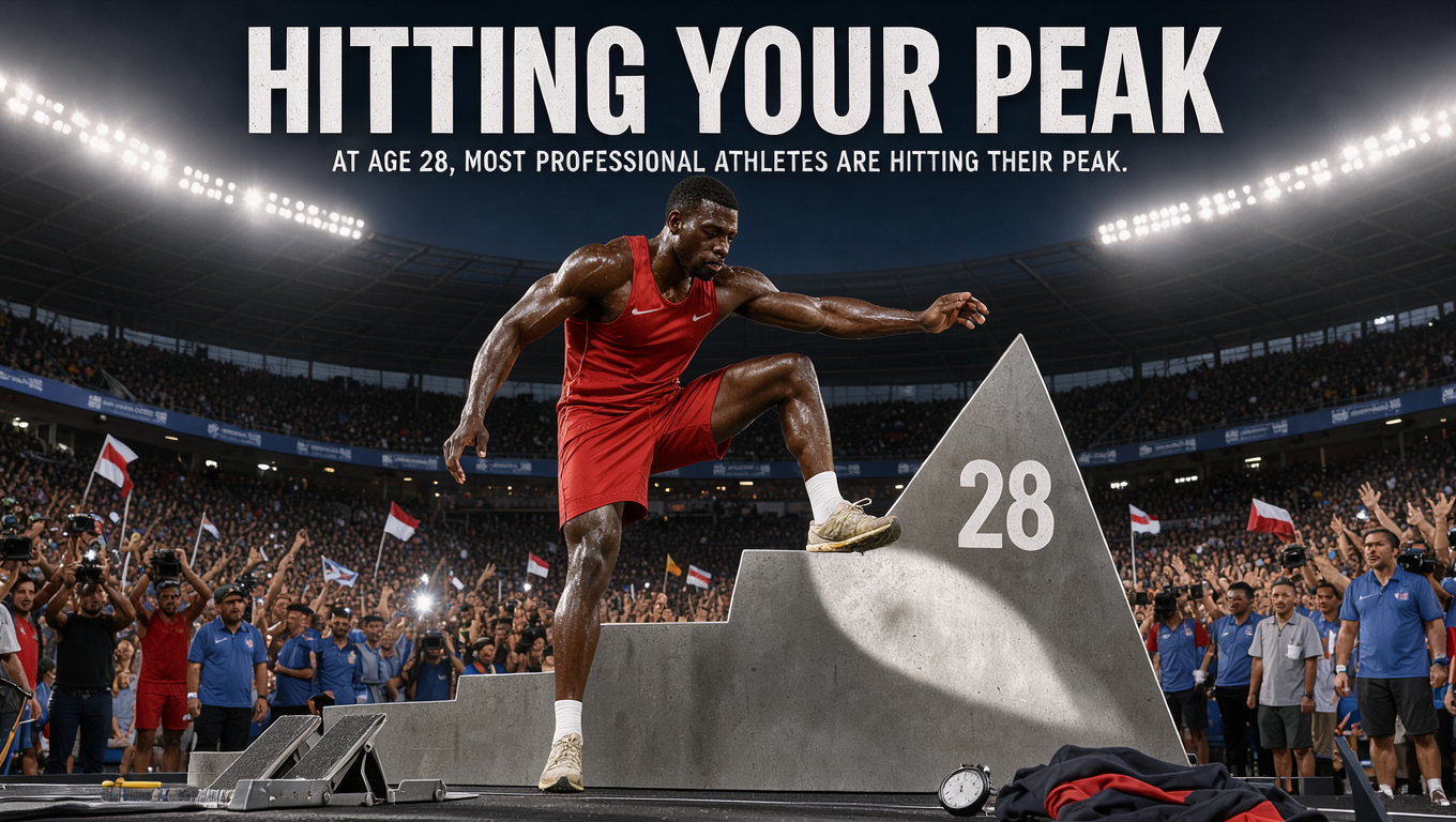 Visual impression of hitting your peak