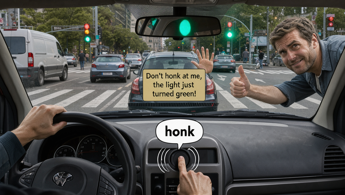 Visual impression of honk