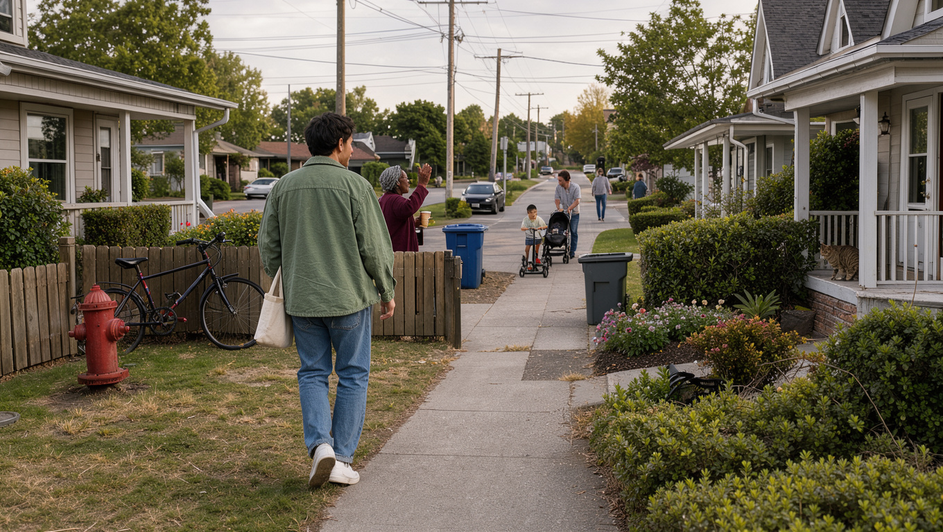 Visual impression of neighborhood