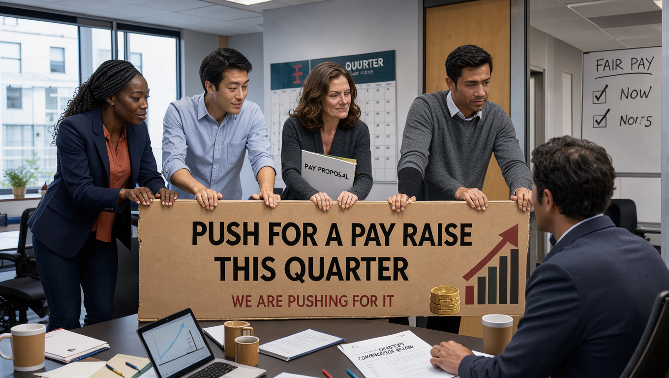 Visual impression of push for
