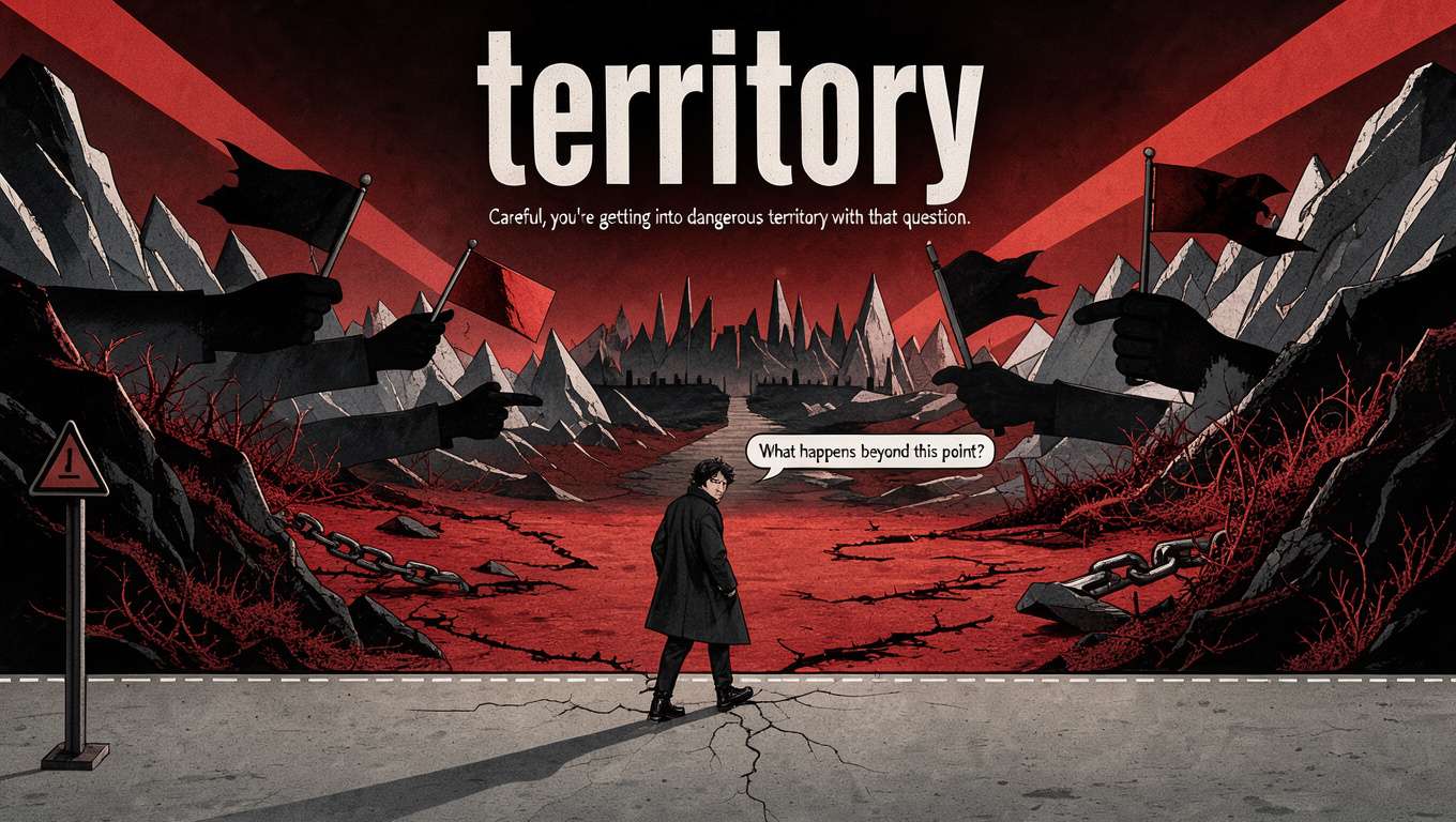 Visual impression of territory