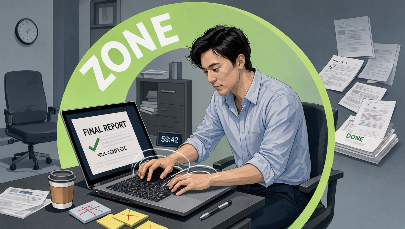 Visual impression of zone